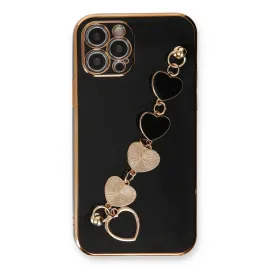 Newface Iphone 12 Pro Kılıf Esila Silikon - Siyah