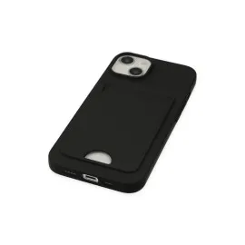 Newface Iphone 14 Plus Kılıf Kelvin Kartvizitli Silikon - Siyah