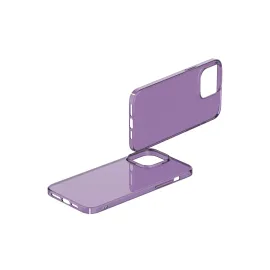 Newface Iphone 14 Pro Max Kılıf Pc Sert Şeffaf Kapak - Mor