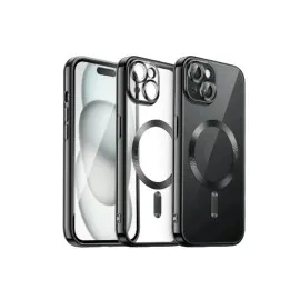Newface Iphone 15 Kılıf Kross Magneticsafe Kapak - Siyah