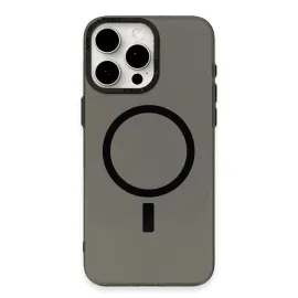 Newface Iphone 15 Pro Kılıf Anka Pc Magneticsafe Sert Metal Kapak - Siyah