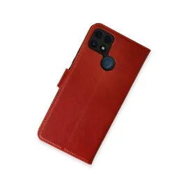 Newface Realme C25 Kılıf Trend S Plus Kapaklı Kılıf - Kırmızı