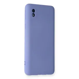 Newface Samsung Galaxy A01 Core Kılıf Nano Içi Kadife Silikon - Lila