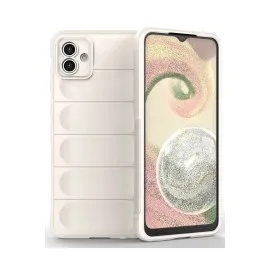 Newface Samsung Galaxy A04 Kılıf Optimum Silikon - Krem