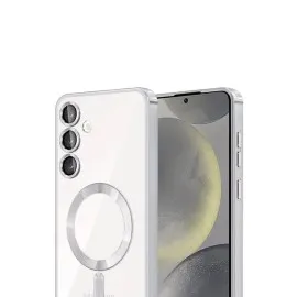 Newface Samsung Galaxy A55 5G Kross Magneticsafe Kapak - Gümüş