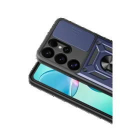 Newface Samsung Galaxy S26 Ultra Pars Lens Yüzüklü Silikon - Lacivert