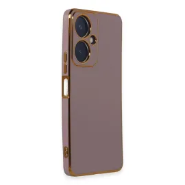 Newface Vivo Y27 Kılıf Volet Silikon - Mor