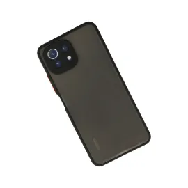 Newface Xiaomi Mi 11 Lite Kılıf Montreal Silikon Kapak - Siyah