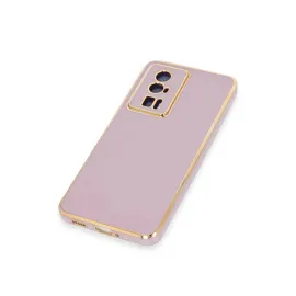 Newface Xiaomi Poco F5 Pro Kılıf Volet Silikon - Mor