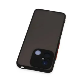 Newface Xiaomi Redmi 12C Kılıf Montreal Silikon Kapak - Siyah