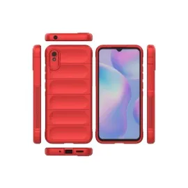 Newface Xiaomi Redmi 9A Kılıf Optimum Silikon - Kırmızı