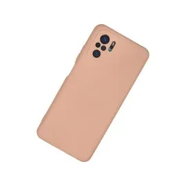Newface Xiaomi Redmi Note 10 Kılıf Nano Içi Kadife Silikon - Pudra