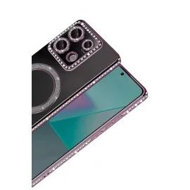 Newface Xiaomi Redmi Note 13 Pro 4G Joke Simli Magneticsafe Kılıf - Pembe