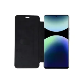 Newface Xiaomi Redmi Note 14 Pro 5G Kılıf Flip Cover - Koyu Yeşil