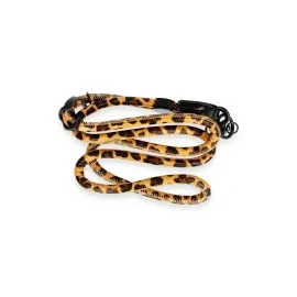 Onegif Ji Leopar Desenli Boyun Askısı - Turuncu