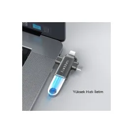 Earldom Ot80 3In1 Otg Dönüştürücü - Siyah