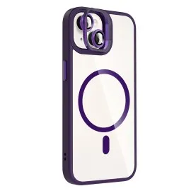 Joko Apple Iphone 13 Remim Lensli Magsafe Standlı Kapak - Derin Mor