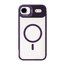 Joko Apple Iphone 17 Air Remim Lensli Magsafe Standlı Kapak - Derin Mor