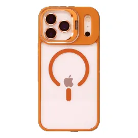 Joko Apple Iphone 17 Pro Remim Lensli Magsafe Standlı Kapak - Turuncu