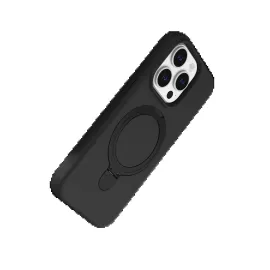 Newface Apple Iphone 15 Pro Max Regal Magsafe Standlı Kapak - Siyah