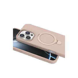 Newface Apple Iphone 16 Pro Regal Magsafe Standlı Kapak - Çöl Titanyum