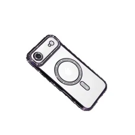 Newface Apple Iphone 17 Air Joke Simli Magneticsafe Kılıf - Derin Mor