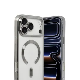 Newface Apple Iphone 17 Pro Kross Magneticsafe Kapak - Gümüş