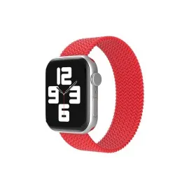 Newface Apple Watch 38Mm Ayarlı Solo Silikon Kordon - Kırmızı