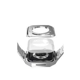 Newface Apple Watch 44Mm Metal Petek Kasalı Kordon - Rose Gold