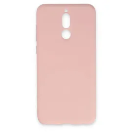 Newface Huawei Mate 10 Lite Kılıf Nano Içi Kadife Silikon - Pudra