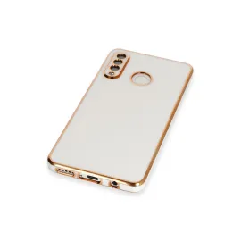 Newface Huawei P30 Lite Kılıf Volet Silikon - Beyaz