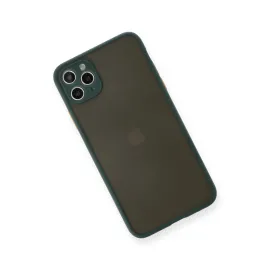 Newface Iphone 11 Pro Max Kılıf Montreal Silikon Kapak - Yeşil