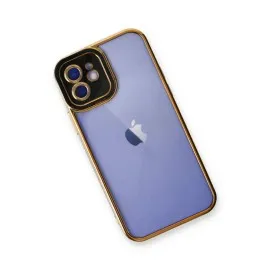 Newface Iphone 12 Kılıf Liva Lens Silikon - Siyah