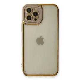 Newface Iphone 12 Pro Max Kılıf Liva Lens Silikon - Lila