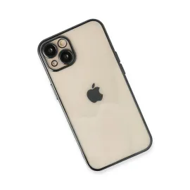 Newface Iphone 13 Kılıf Razer Lensli Silikon - Siyah