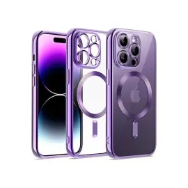 Newface Iphone 13 Pro Max Kılıf Kross Magneticsafe Kapak - Mor