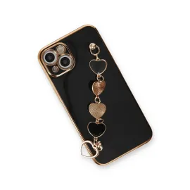 Newface Iphone 14 Kılıf Esila Silikon - Siyah