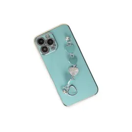 Newface Iphone 14 Pro Kılıf Esila Silikon - Su Yeşili