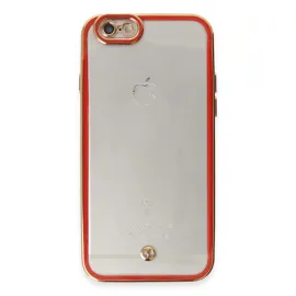 Newface Iphone 6 Kılıf Liva Lens Silikon - Kırmızı
