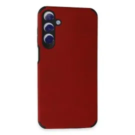 Newface Samsung Galaxy A55 5G Kılıf Loop Deri Silikon - Kırmızı