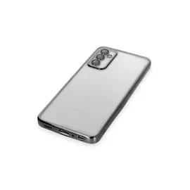 Newface Samsung Galaxy M23 Kılıf Razer Lensli Silikon - Siyah