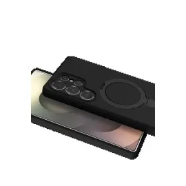 Newface Samsung Galaxy S23 Ultra Regal Magsafe Standlı Kapak - Siyah