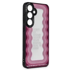Newface Samsung Galaxy S24 Plus Kılıf Mirror Desenli Kapak - Mirror - 11