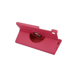 Newface Samsung Galaxy T220 Tab A7 Lite 8.7 Kılıf 360 Tablet Deri Kılıf - Pembe