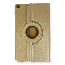 Newface Samsung Galaxy T290 Tab A 8 Kılıf 360 Tablet Deri Kılıf - Gold