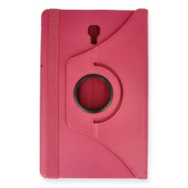 Newface Samsung Galaxy T590 Tab A 10.5 Kılıf 360 Tablet Deri Kılıf - Pembe