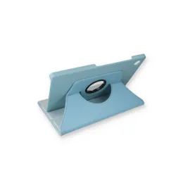 Newface Samsung Galaxy X200 Tab A8 10.5 Kılıf 360 Tablet Deri Kılıf - Turkuaz