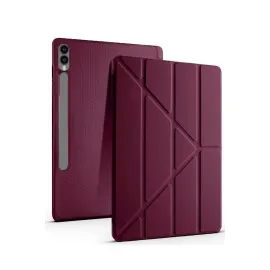 Newface Samsung Galaxy X610 Tab S9 Fe Plus 12.4 Kılıf Kalemlikli Mars Tablet Kılıfı - Mor