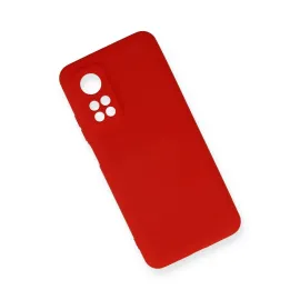 Newface Xiaomi Mi 10T Kılıf Nano Içi Kadife Silikon - Kırmızı