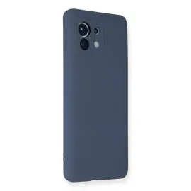 Newface Xiaomi Mi 11 Kılıf Nano Içi Kadife Silikon - Gri